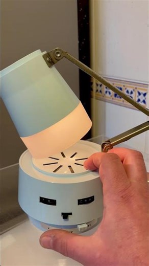 Rare 1960s DEP Space Age Lamp Radio Robot Shape Made in Italy #SpaceAge #VintageDesign #DEP