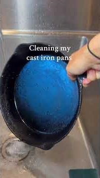 Cleaning my cast iron