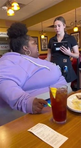Woman uses EBT CARD at RESTAURANT