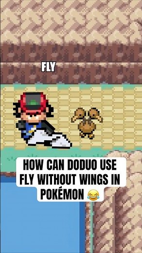 How does doduo fly without wings in Pokemon 😂 #pokemon #shorts