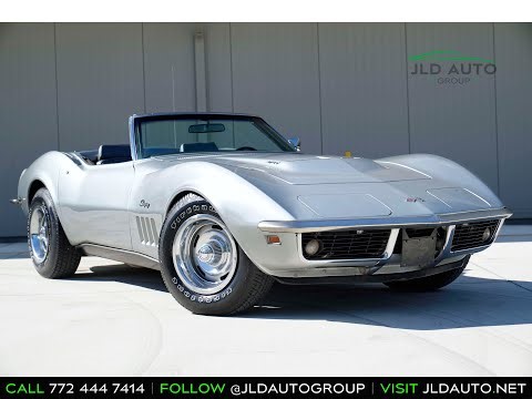 1969 Corvette Convertible FOR SALE! 427/390! Factory AC & PS! 2 Tops! #'s Matching!
