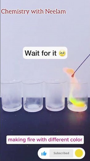 😲 Scroll Stop Caption these Metals Burn in Different Colors! 🔥 | Flame Test