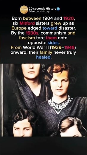 The Mitford Sisters: When Politics Destroyed a Family #shorts