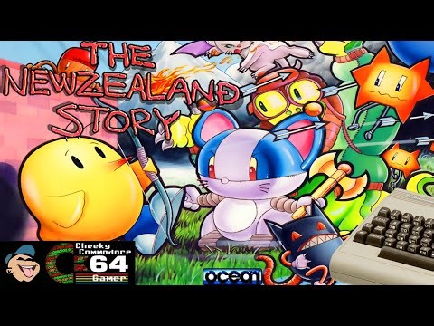 THE NEW ZEALAND STORY – Commodore 64 (1989) | Ocean’s classic kiwi platform rescue adventure