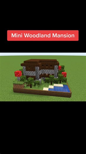 How to Build a Mini Woodland Mansion in Minecraft