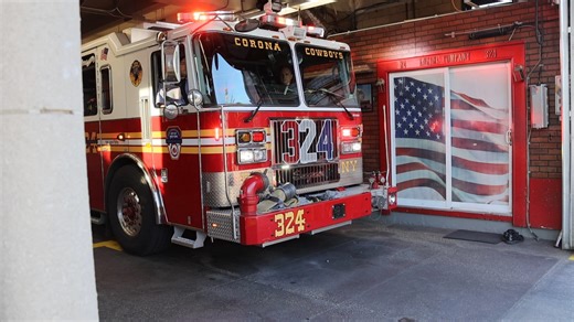 FDNYFilms on Instagram: "FDNY E324 "Corona Cowboys" heading out to pick up the meal Thank you so much everyone at @engine_324 for your incredible hospitality today. Hope to see you guys soon and stay safe."