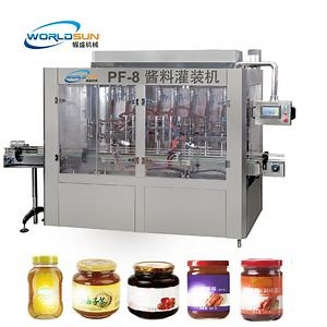 [Hot Item] High Viscosity Liquid Weighing Filling Machine Honey Paste Cream Ketchup Edible Oil Sauce Filling Machine with Weighing