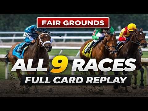 Fair Grounds Full Card Replay | March 9, 2026 | All 9 Races & Winners