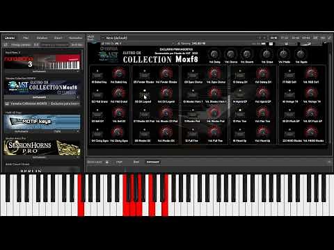 🔥 Pianos Eléctricos YAMAHA MOXF8 Para Kontakt | Librería GRATIS | DESCARGALA EN LA DESCRIPCIÓN