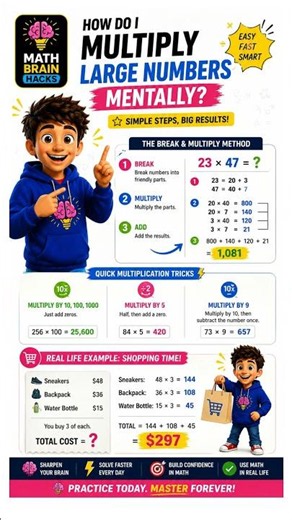 This Multiplication Trick Changes Everything #math #mindblown #shorts