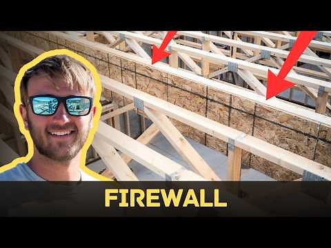 How to Install a Firewall in a Floor Truss System | Code-Ready, Fire Barrier Framing