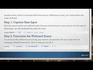 Using Wildcard Queries in Elasticsearch with Python