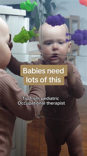 More information here 👋🏻 I am a pediatric occupational therapist and a mom who is passionate about early childhood. Sharing with you the building blocks to a thriving development. Vertical play - refers to activities or toys that encourage little ones to stand and move vertically. It’s beneficial for babies because it helps strengthen their leg muscles, improve balance, and develop coordination, all of which are important for achieving milestones like standing and walking. Additionally, vertic