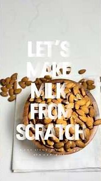 How to Make Creamy Almond Milk last longer | Sugar Free | High Fiber #sweetlybuttered #almondmilk