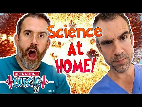 Crazy Science Experiments to Try! #StayAtHome 🔬 | Science for Kids | Operation Ouch