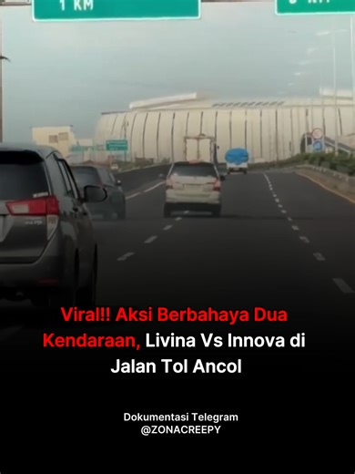 Sebuah aksi berbahaya terjadi di ruas jalan tol arah Kemayoran, Jakarta dan viral di media sosial. Dalam rekaman video yang beredar dua mobil terlibat aksi saling senggol. Peristiwa tersebut diduga terjadi di sekitar akses menuju PRJ-Ancol-Sunter, sebagaimana terlihat dari papan petunjuk jalan di lokasi kejadian. Dalam video, pria berbaju hijau dan celana cokelat itu tampak menghampiri mobil berwarna hitam, kemudian terlihat berinteraksi secara agresif dengan pengemudi di dalamnya. Aksi tersebut