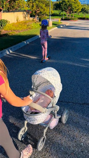 He almost ran her over with his scooter, see her reaction..... | Trav and Cor