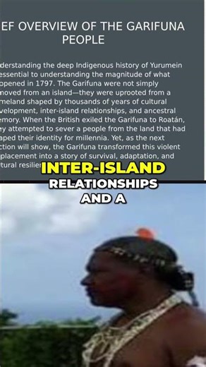 Garifuna History Uprooted Homeland, Survival, Adaptation #6