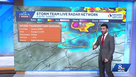 Top stories, weather from WGAL News 8 | Sunday, March 22 at 6 p.m.