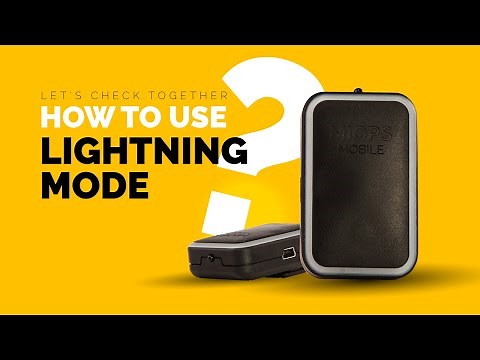 How to use the Lightning Mode on MIOPS RemotePlus?