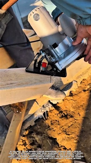 Perfect Angle Wood Cutting with Circular Saw | Precision Carpentry Trick!.