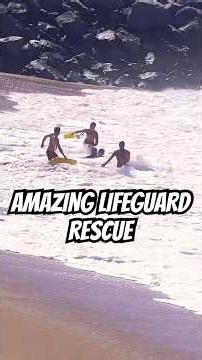 RESCUE at The Wedge. Exhausted surfer can’t get out. #waves #beach #ocean