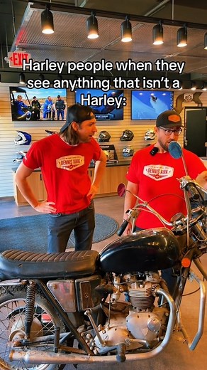 Dennis Kirk 🏍 Powersports | It’s alright guys it can’t hurt you!! #denniskirk #motorcycle #garagebuild #ridemorewaitless #funny #harleydavidson #triumph | Instagram