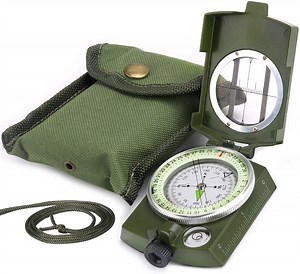 [Hot Item] Waterproof Navigation Survival Luminous Sighting Hiking Orienteering Lensatic Compass
