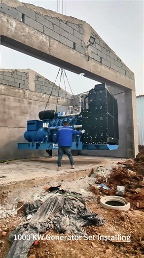 1000 KW Generator Set Installing Process