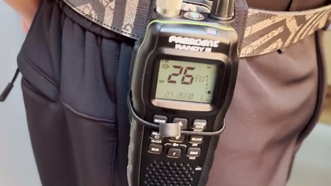 HYS HT's & Handheld CB Two-Radio SDS100 BCD436HP W/Round Knob Belt Mounting Holder‌, Microphone Durable Plastic Hang Up Clip for All Mic with Round Knob, On Your Belt Holder