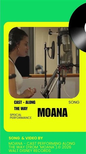 Moana - Cast - Along The Way (From "Moana") AMAZING! #moana