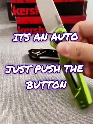 These Kershaw auto knives are awesome. Super sharp and they have a button!!! #kershaw #knife #knives #tiktokmademebuyit #tiktokshopdeal
