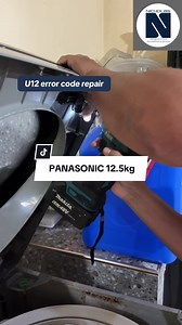 Panasonic 12.5kg Washing Machine U12 Error Code Fix