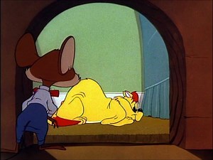 Did we hear someone say they wanted another Claude Cat clip? Say no more! It's also another excellent example of film and sound editor Treg Brown's use of sound effects. While director/writer team Chuck Jones and Mike Maltese were renowned for their use of witty dialogue, they were equally funny without it. Clip from "Mouse Warming" (Chuck Jones, 1952). | GoldenAgeCartoons.com