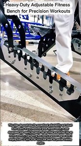 Heavy-Duty Adjustable Fitness Bench for Precision Workouts