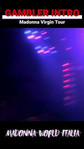 Madonna Performing Gambler Live | Virgin Tour Intro (1985) Pt1 #madonna #gambler #virgintour