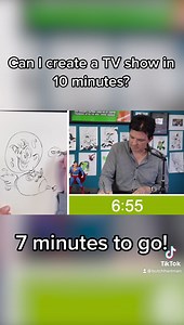 1.4K views · 39 reactions | Can I create a TV show in 10 minutes? 7 minutes to go! https://linktr.ee/butchartman | Butch Hartman | Facebook