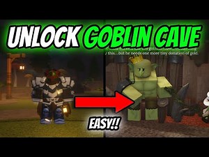 How to Unlock the Goblin Cave in The Forge Roblox! Full Tutorial!