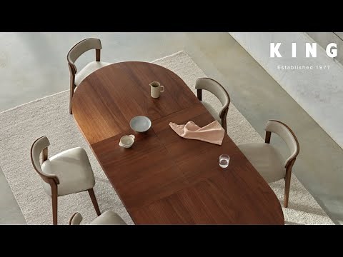 Heritage Oval Extension Dining Table | Timeless Craftsmanship with Seamless Movement