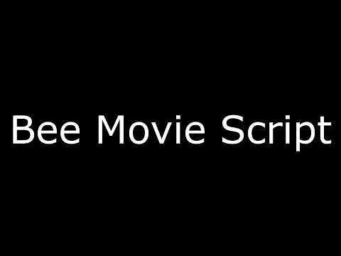 Daily Dose of Internet reads the entire Bee Movie script