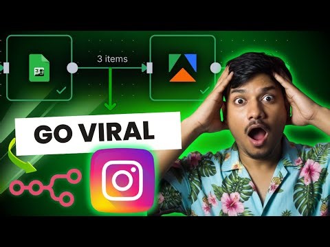 I Built an Instagram Viral Reel Finder (No Code, Using n8n + Apify)