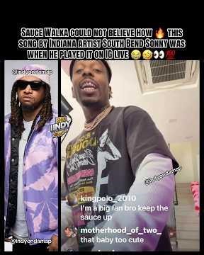 Sauce Walka Was Rocking w/ This Indiana Artist Heavy #hiphop #rap #music