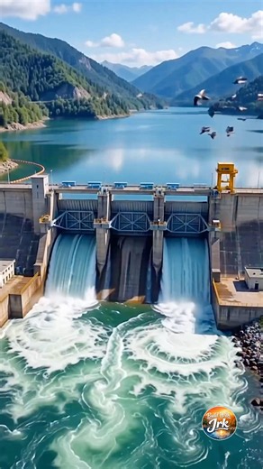Building a Massive Hydroelectric Dam & Reservoir ⚡