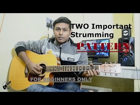 Tutorial 5:Beginner Acoustic Guitar Lesson-Two most important strumming pattern