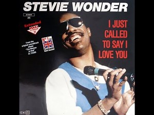 Stevie Wonder スティーヴィー・ワンダー I Just Called To Say I Love You心の愛