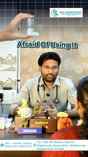 Sri Padmavathi Multi Speciality Hospital on Instagram: "🌬️ Inhalers: Fact vs. Fiction 🌬️ Are you or a loved one hesitant to use an inhaler? You’re not alone. Many people worry that inhalers are "addictive" or should only be a last resort. In this video, Dr. Rajesh Pulivargare clears the air! 🩺 Key Takeaways: No Addiction: Inhalers are not habit-forming; they are a targeted delivery system for essential medication. Control is Key: For conditions like Asthma and COPD, inhalers are the most effe