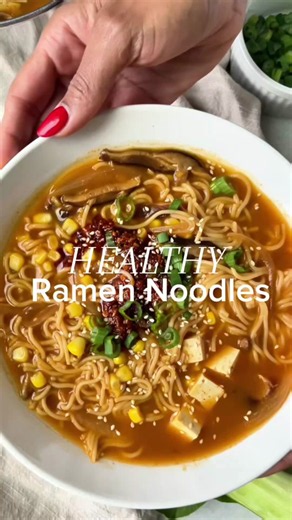 Healthy ramen noodles for two in minutes