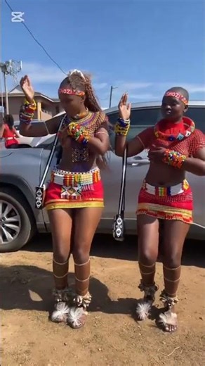Zulu Rhythm and Beaded Pride in Motion #shortsfeed #africanculture #zulu #zuluwomen #shorts