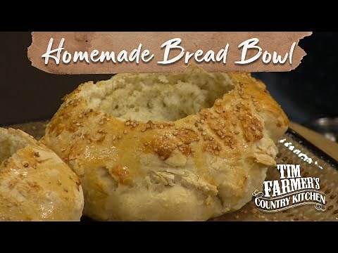 HOMEMADE BREAD BOWL | Crusty Bread for Soup