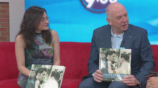 What was hiding behind a Lansky family photo?